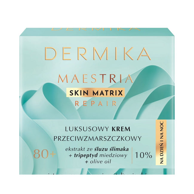 Dermika Maestria luksusowy krem przeciwzmarszczkowy na dzień i na noc 80+ 50ml