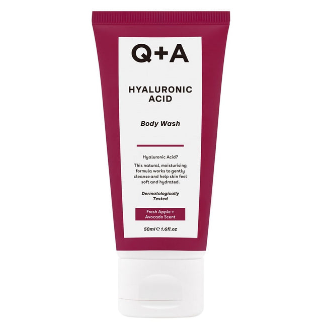 Q+A Hyaluronic Acid Body Wash mini nawilżający żel do mycia ciała z kwasem hialuronowym 50ml