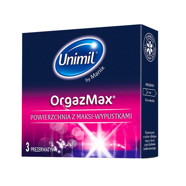 Unimil OrgazMax lateksowe prezerwatywy 3szt