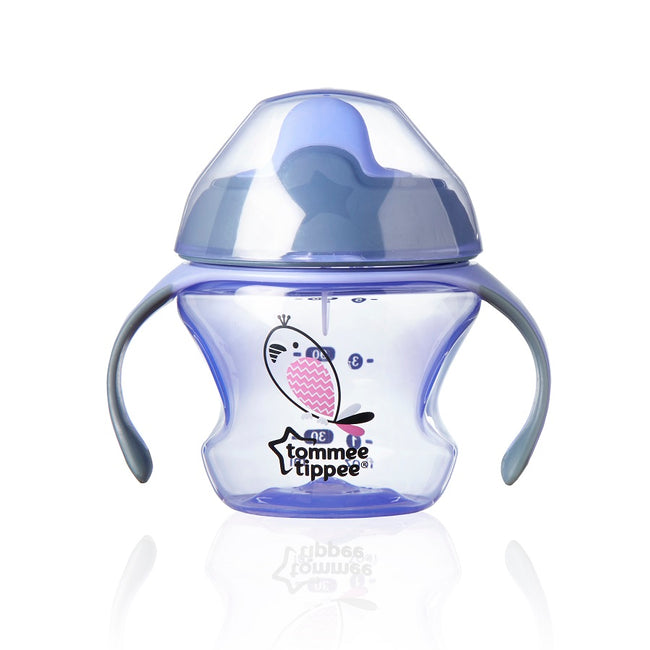 Tommee Tippee First Cup pierwszy kubek z uchwytami 4m+ Fioletowy 150ml