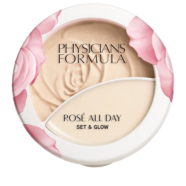 Physicians Formula Rose All Day Set & Glow puder rozświetlający Luminous Light 10.3g