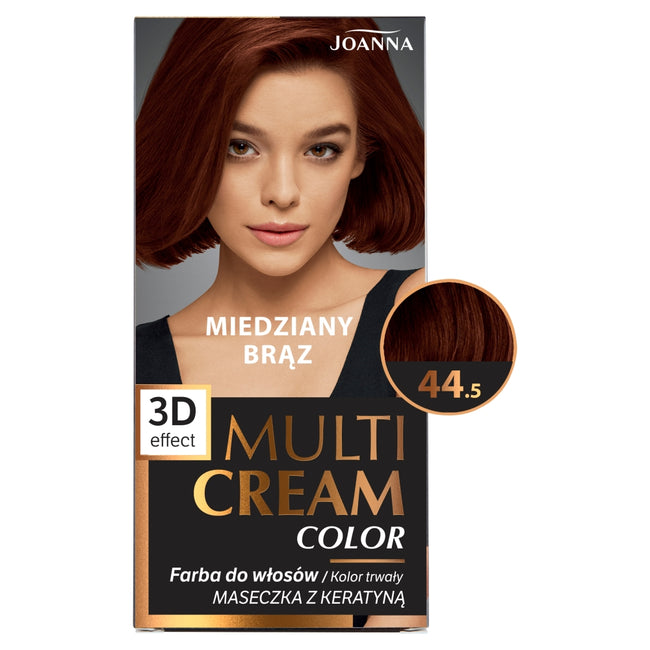 Joanna Multi Cream Color farba do włosów 44.5 Miedziany Brąz