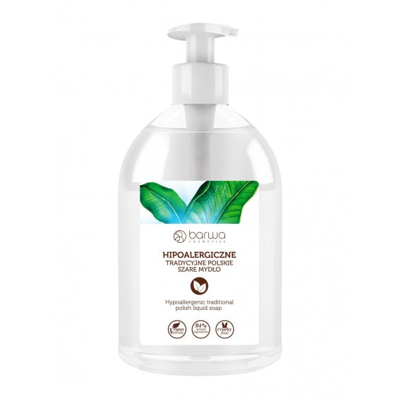 Barwa Hipoalergiczne tradycyjne polskie szare mydło 500ml