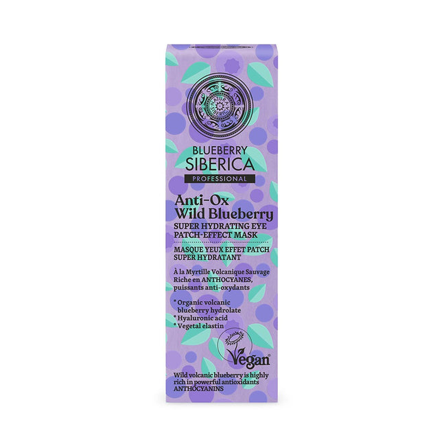 Natura Siberica Blueberry Siberica wegańska supernawilżająca maska pod oczy 30ml