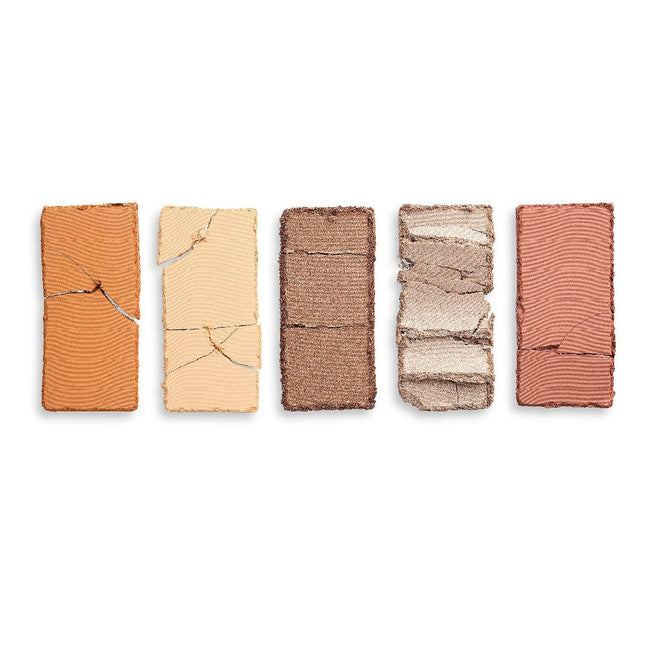 Makeup Revolution I Heart Revolution Chocolate Face Palette paleta cieni do powiek Waffle 18g