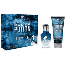 Police Potion Power For Him zestaw woda perfumowana spray 30ml + żel pod prysznic 100ml