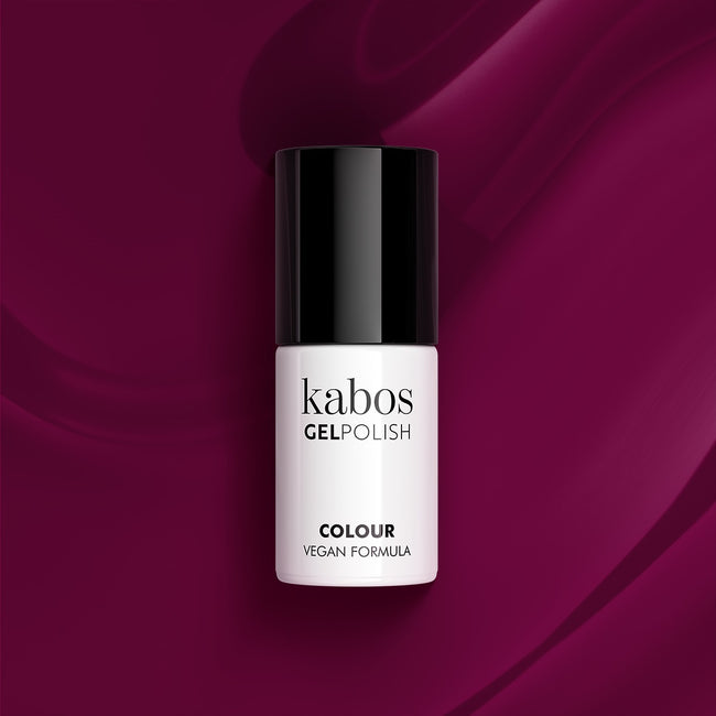 Kabos Gel Polish Colour lakier hybrydowy 012 Dark Ruby 5ml