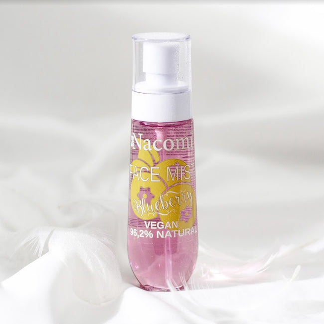 Nacomi Face Mist Vegan Natural Bluberry mgiełka do ciała i twarzy o zapachu Borówki 80ml