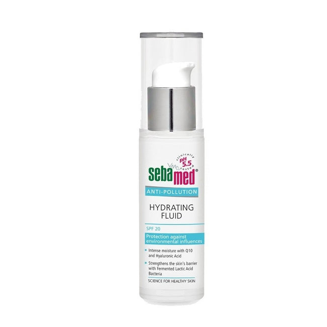 Sebamed Anti-Pollution Hydrating Fluid SPF20 żel nawilżający do twarzy 30ml