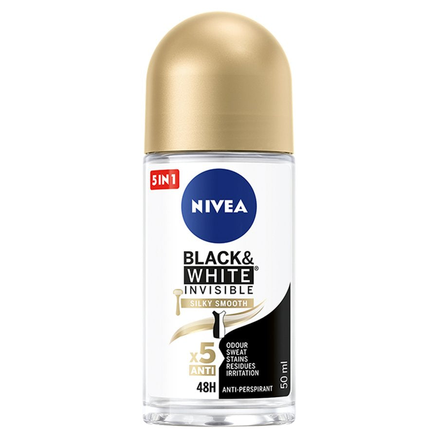 nivea black & white invisible silky smooth antyperspirant w kulce 50 ml    