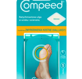 Compeed Plastry na zwyrodnienia kostne (halluksy) 5szt.