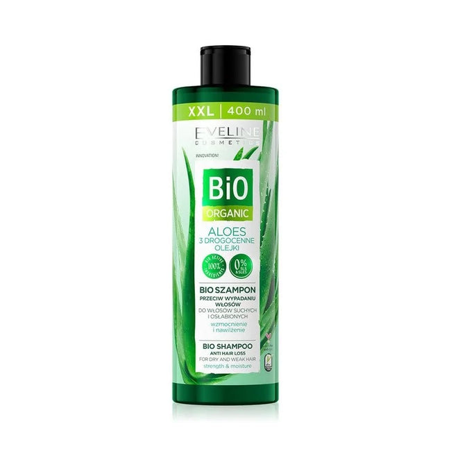 Eveline Cosmetics Bio Organic bioszampon przeciw wypadaniu włosów Aloes 400ml