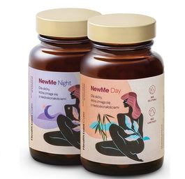 HealthLabs NewMe Day+Night witaminy i minerały na włosy skórę i paznokcie suplement diety 60 kapsułek