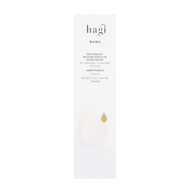 Hagi Mama naturalny balsam przeciw rozstępom dla kobiet od 1 dnia ciąży i po porodzie 200ml