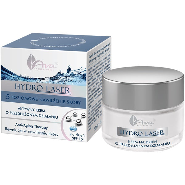 Ava Laboratorium Hydro Laser aktywny krem na dzień o przedłużonym działaniu SPF15 50ml