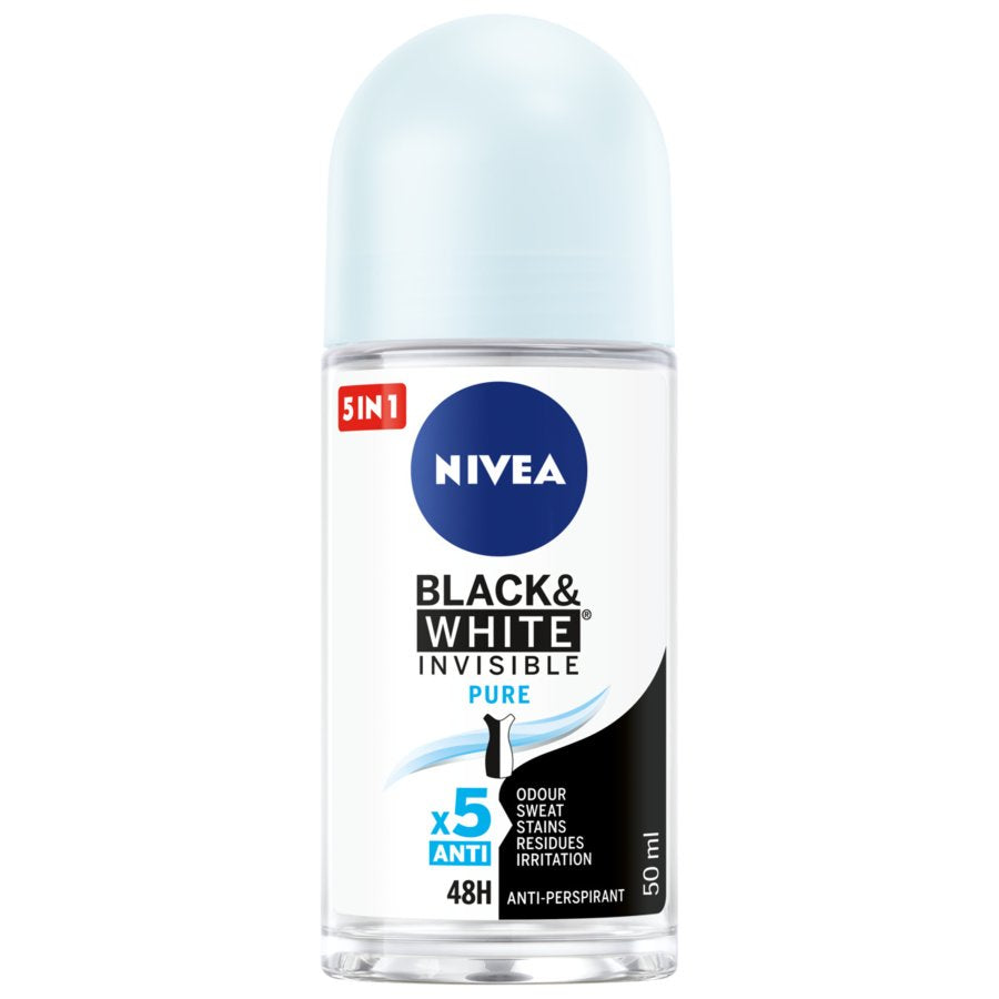 nivea black & white invisible pure antyperspirant w kulce 50 ml    