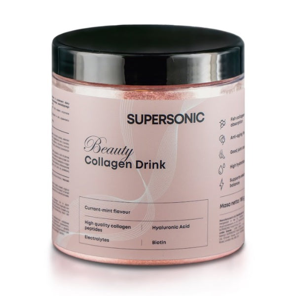 Supersonic Collagen Beauty Drink Porzeczka-Mięta 185g