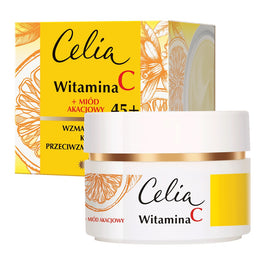 Celia Witamina C wzmacniający krem przeciwzmarszczkowy 45+ na dzień i na noc 50ml