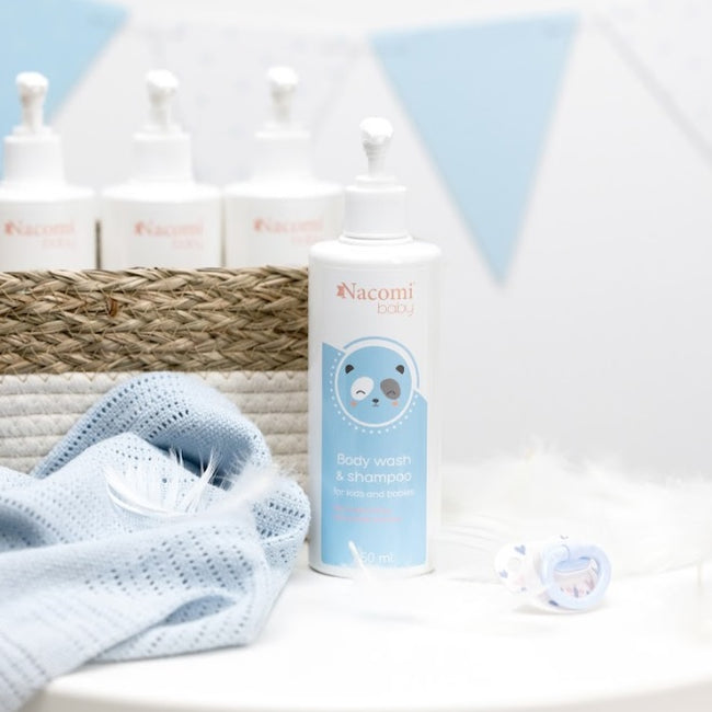 Nacomi Baby Body Wash & Shampoo emulsja do mycia dla dzieci i niemowląt 250ml