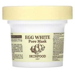 SKINFOOD Egg White Pore Mask głęboko oczyszczająca maska do walki z rozszerzonymi porami 125g