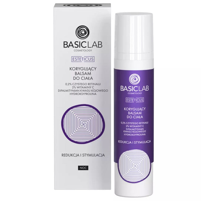 BasicLab Esteticus korygujący balsam do ciała 0.2% czystego retinalu 100ml