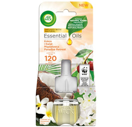 Air Wick Essential Oils wkład do elektrycznego odświeżacza Kokos i Kwiat Migdałowca 19ml