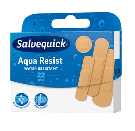 Salvequick Aqua Resist wodoodporne plastry opatrunkowe 22szt.