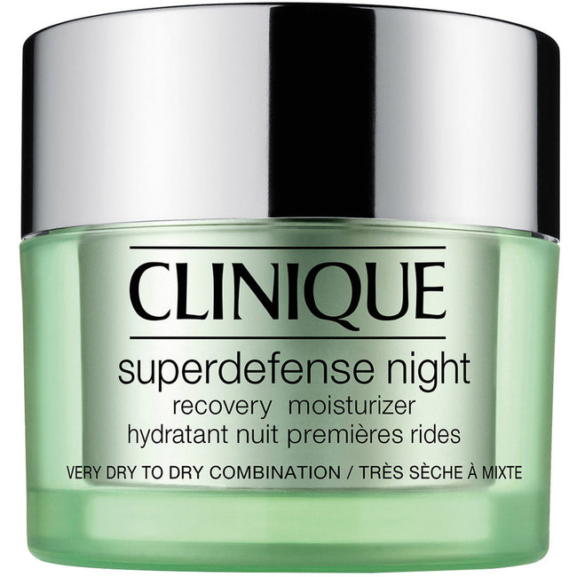 Clinique Superdefense™ Night Recovery Moisturizer regenerujący krem na noc do cery suchej i mieszanej 50ml
