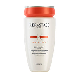 Kerastase Nutritive Bain Satin 2 Exceptional Nutrition Shampoo kąpiel odżywcza do włosów suchych lub uwrażliwionych 250ml