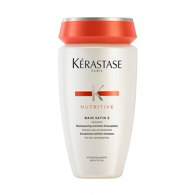 Kerastase Nutritive Bain Satin 2 Exceptional Nutrition Shampoo kąpiel odżywcza do włosów suchych lub uwrażliwionych 250ml