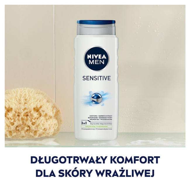 Nivea Men Sensitive żel pod prysznic 500ml