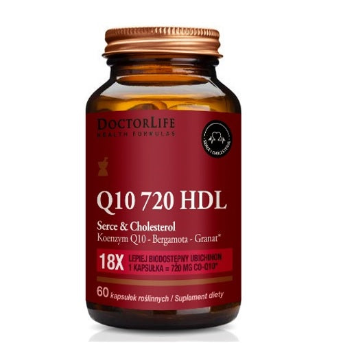 Doctor Life Q10 720 HDL Serce & Cholesterol suplement diety 60 kapsułek