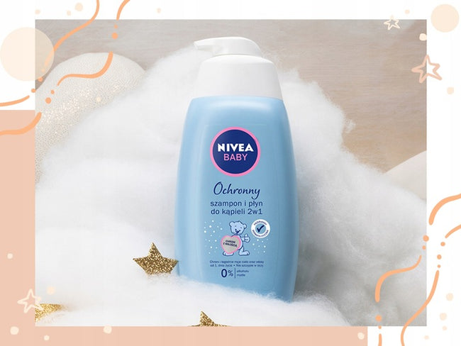 Nivea Baby ochronny szampon i płyn do kąpieli dla dzieci 2w1 750ml