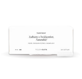 Your Kaya Tampony z organicznej bawełny Mini 24szt.