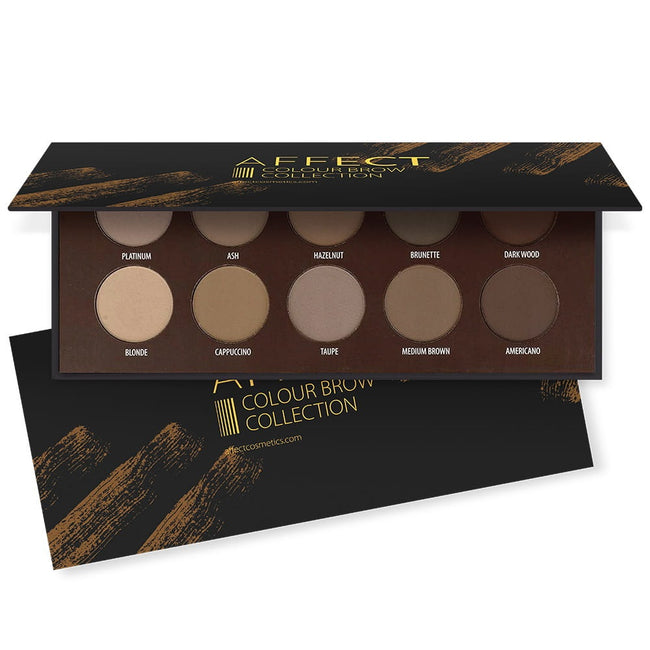 Affect Colour Brow Collection paleta cieni do brwi 10x2g