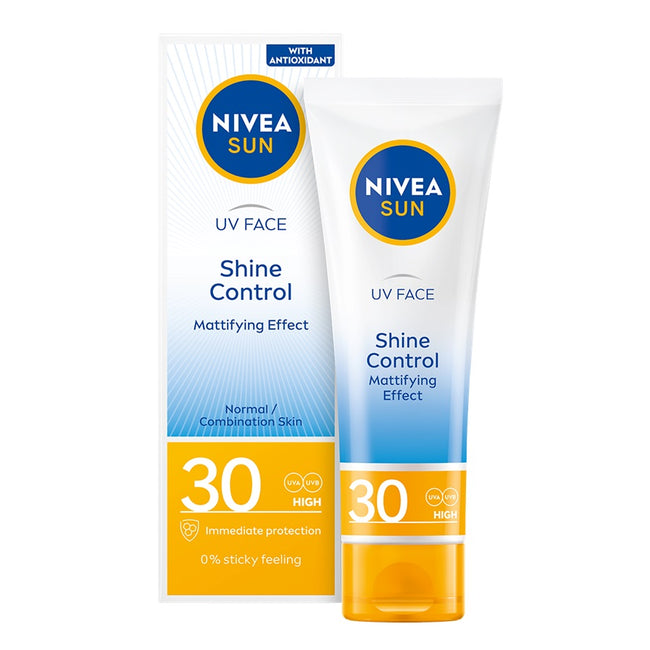 Nivea Sun UV Face Shine Control matujący krem do twarzy SPF30 50ml