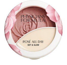 Physicians Formula Rose All Day Set & Glow puder rozświetlający Brightening Rose 10.3g