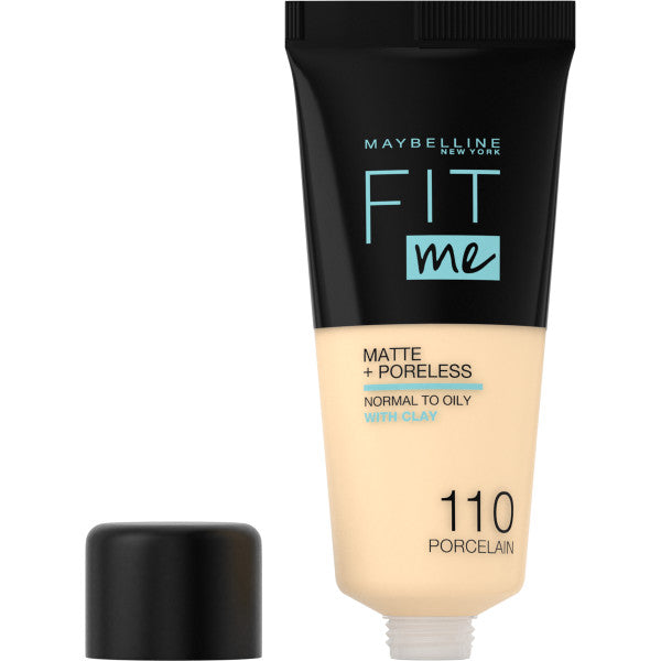 Maybelline Fit Me Matte & Poreless Foundation matujący podkład do twarzy 110 Porcelain 30ml