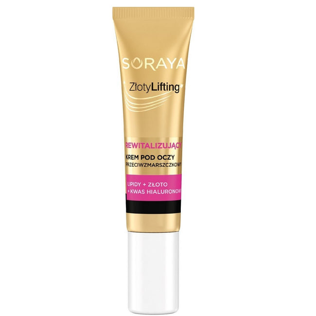 Soraya Złoty Lifting rewitalizujący krem pod oczy przeciwzmarszczkowy 15ml