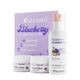 Nacomi Blueberry Christmas Muffin zestaw żel pod prysznic 300ml + mus do ciała 50ml + pianka peelingująco-myjąca 50ml