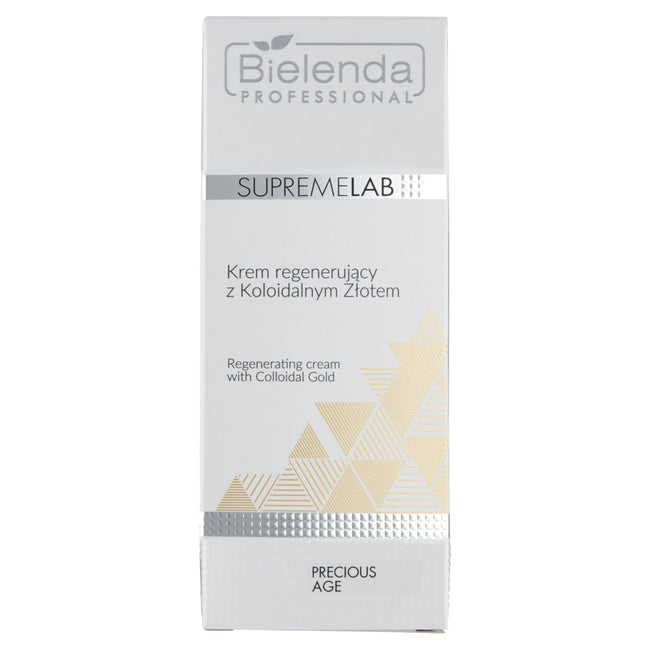 Bielenda Professional SupremeLab Precious Age krem regenerujący z koloidalnym złotem 50ml