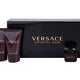Versace Crystal Noir zestaw miniatura wody toaletowej 5ml + żel pod prysznic 25ml + balsam do ciała 25ml