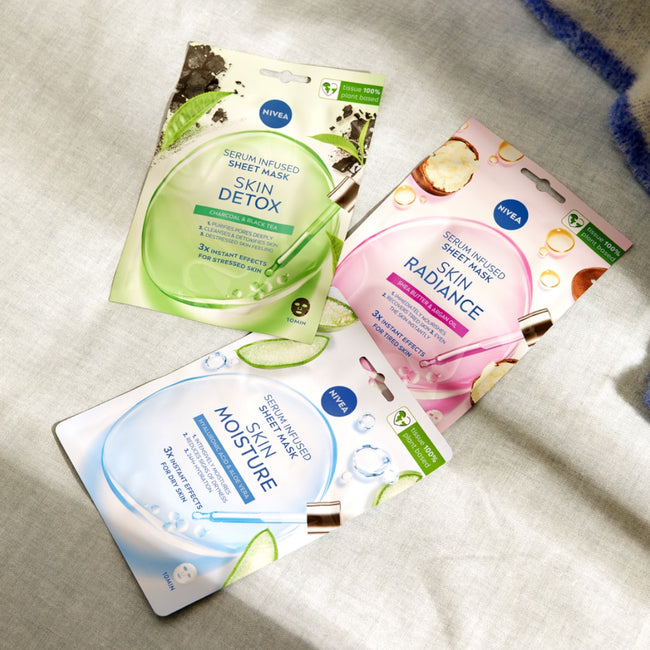 Nivea Skin Moisture maska w płachcie z serum nawilżającym