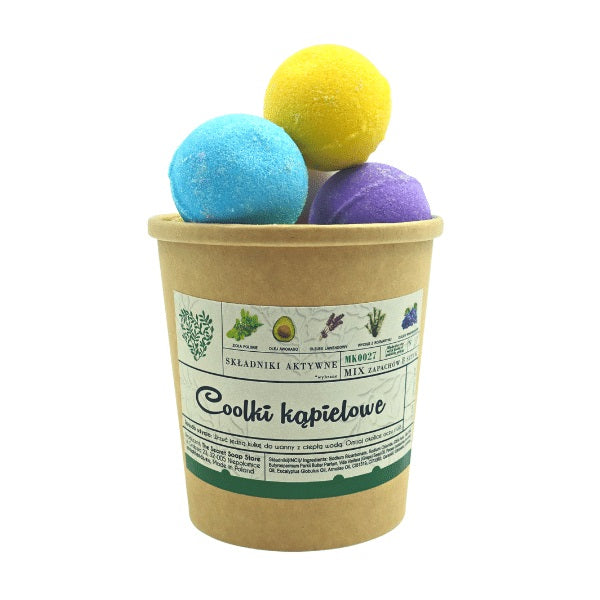 Soap&Friends Zestaw musujących kul do kąpieli 8x40g