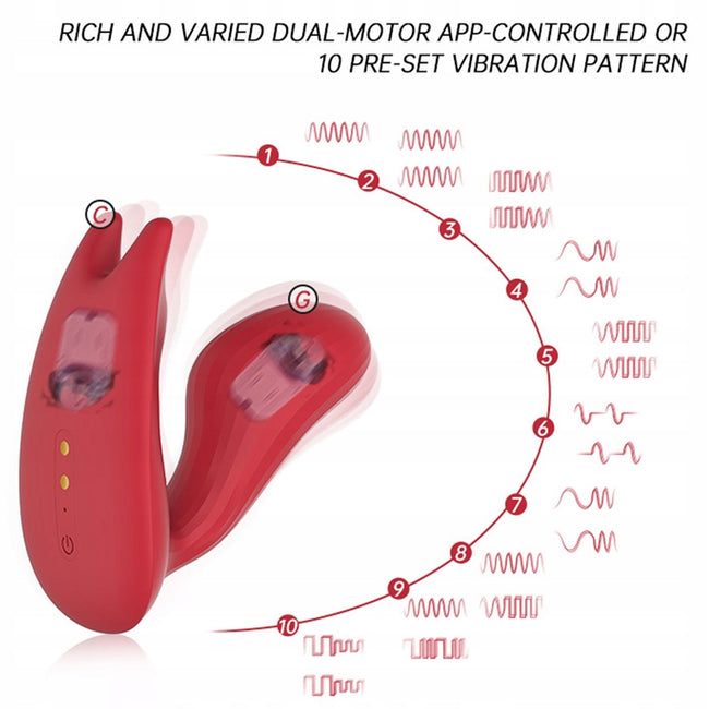 Magic Motion Umi Smart Wearable Dual Motor Vibrator wibrator sterowany aplikacją