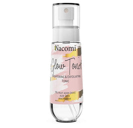 Nacomi Glow Toner rozświetlająco-złuszczający tonik do twarzy 80ml