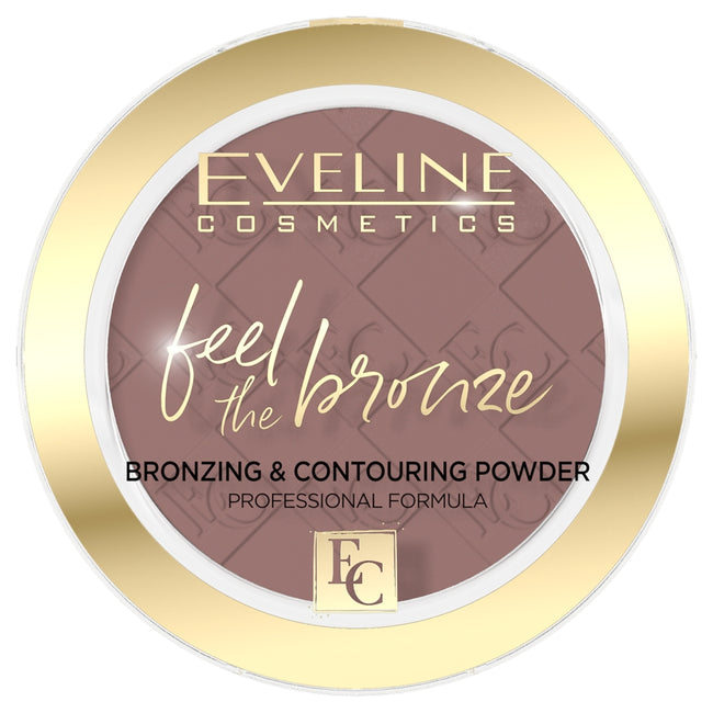 Eveline Cosmetics Feel The Bronze puder brązujący 02 Chocolate Cake 4g