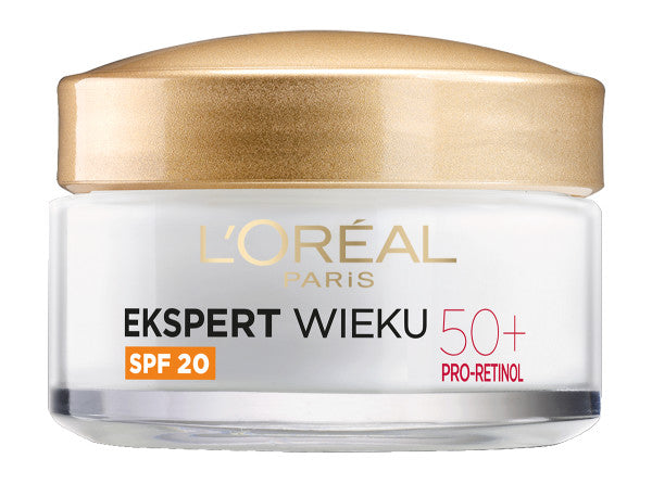 L'Oreal Paris Ekspert Wieku 50+ przeciwzmarszczkowy krem liftingujący na dzień SPF20 50ml