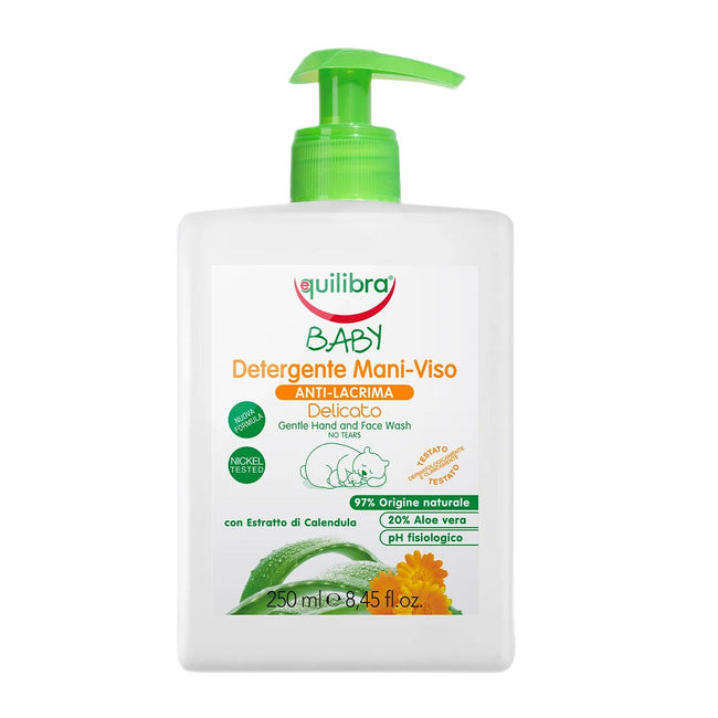 Equilibra Baby delikatny płyn do mycia rąk i twarzy dla dzieci 250ml