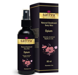 Sattva Natural Deodorant Body Mist naturalny dezodorant w formie mgiełki do ciała Opium 80ml